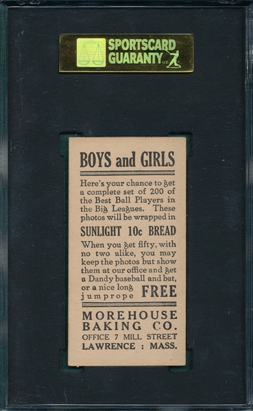 1916 Morehouse Baking #120 Willie Mitchel SGC 40