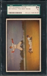 1953 Bowman Color #33 Pee Wee Reese SGC 84