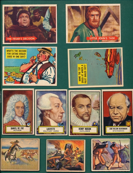 1949-57 Non Sports Cards (28) Card Lot W/ Elvis Presly