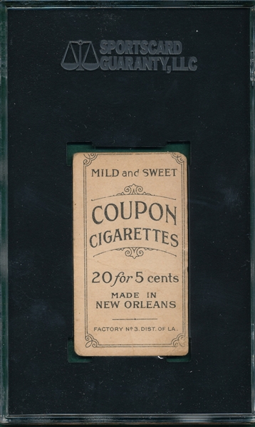 1914 T213-2 Al Bridwell Coupon Cigarettes SGC 20