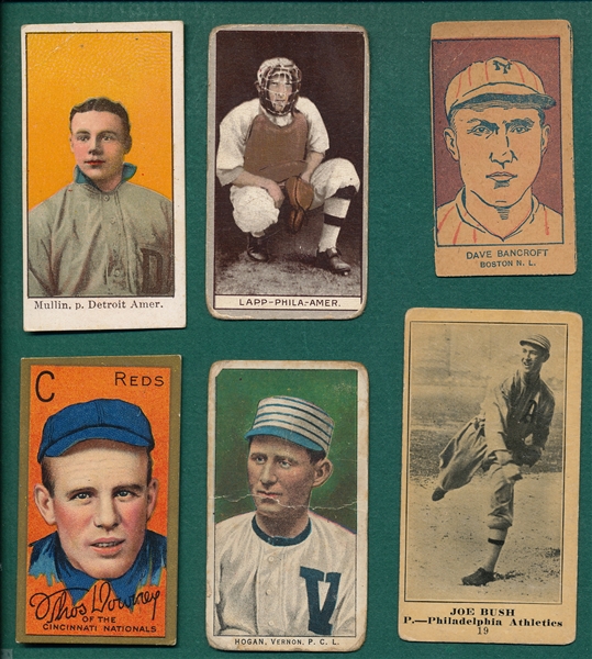 1910s Baseball Card Type Lot (12) W/ Bridwell