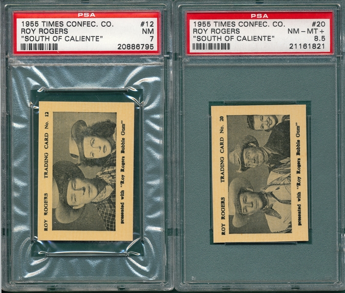 1950-66 NonSports (9) Card Lot PSA W/ John Wayne