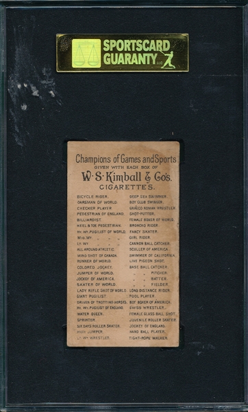 1887 N184 Hardie Henderson Kimball Champions SGC 50