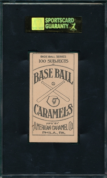 1909-1911 E90-1 Kitty Bransfield, No P, American Caramel SGC 60 *SP*