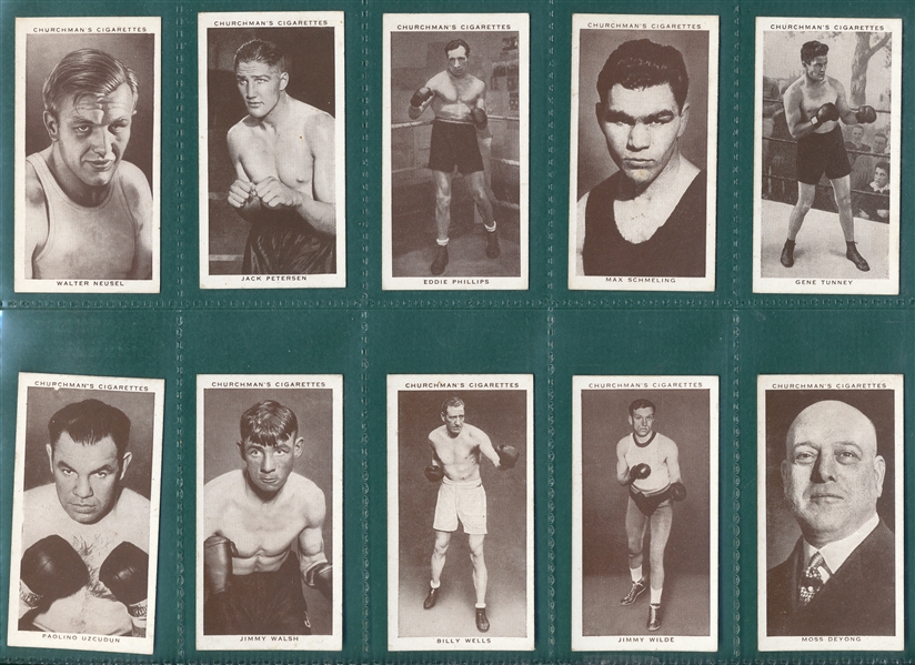 1938 Churchman's Boxing Complete Set (50)