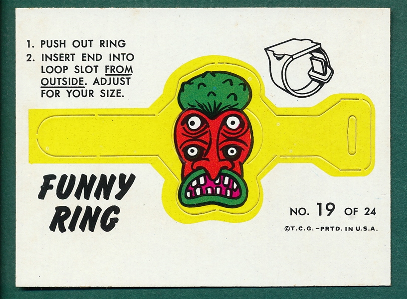 1966 Topps Funny Rings #19