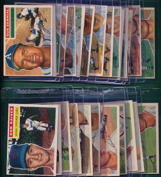 1956 Topps (33) Card Lot W/ Pope *Crease Free*