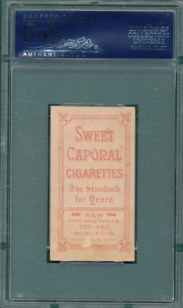 1909-1911 T206 Murray, Portrait, Sweet Caporal Cigarettes PSA 2.5
