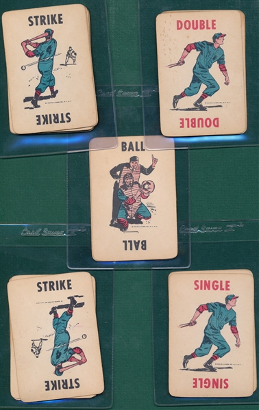 1949 Ed-U-Cards Batter Up Game W/ Box
