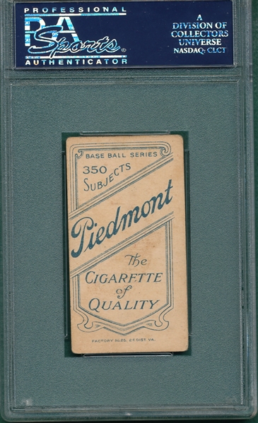 1909-1911 T206 Byrne Piedmont Cigarettes PSA 3