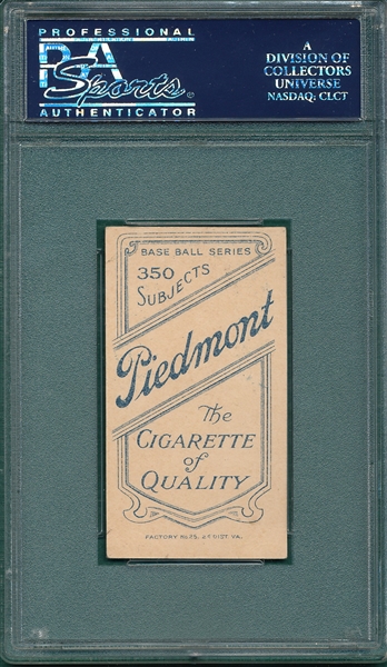 1909-1911 T206 Thielman Piedmont Cigarettes PSA 5