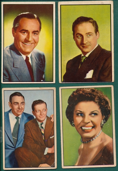 1952 & 53 Bowman TV & Radio Stars of NBC Lot of (28) 