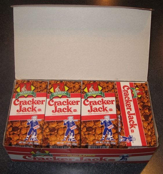 1993 Cracker Jack Full Box W/ 1915 CJ Replicas