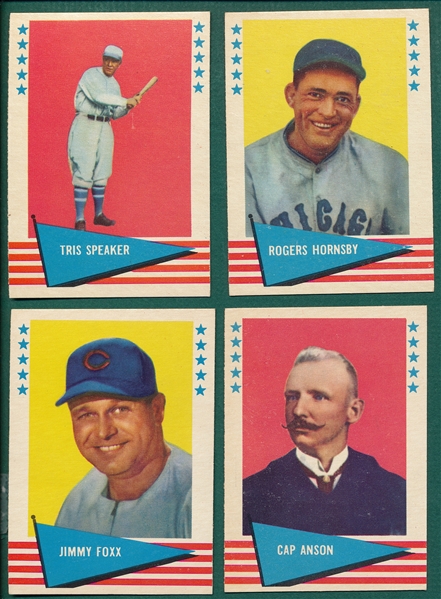 1961 Fleer Baseball Greats Lot of (37)