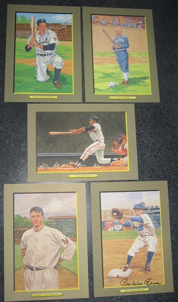 1987 Perez Steele Great Moments Lot of (48) W/ Gehrig
