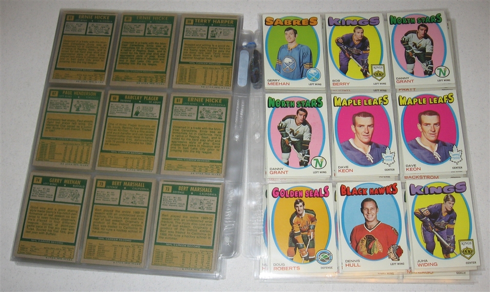 1970-71 & 71-72 Topps HCKY Lot of (103) W/ Devecchio