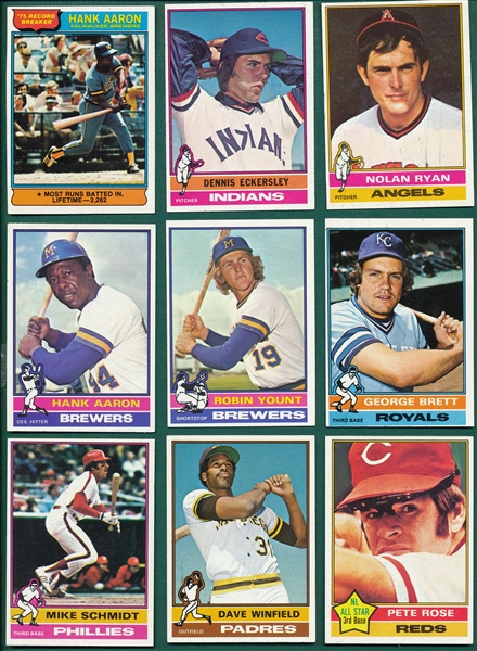 1976 Topps Baseball Complete Set (660)