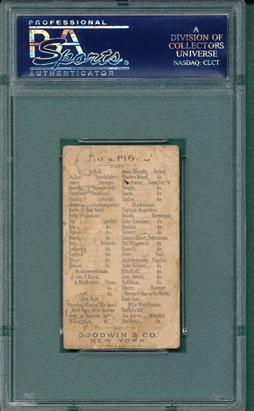 1888 N162 Tim Keefe Goodwin Champions PSA 1.5