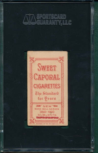 1909-1911 T206 McGraw, Glove Hip, Sweet Caporal Cigarettes SGC 35 *Double Name*