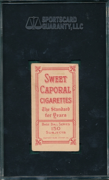 1909-1911 T206 Lajoie, Throwing, Sweet Caporal Cigarettes SGC 20 *Presents Better*