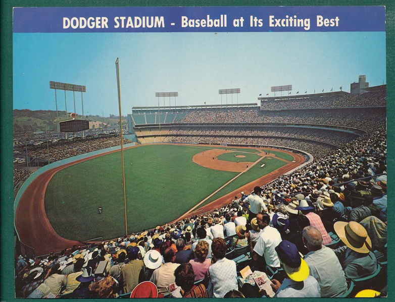 1967 Dexter Press lot of (7) W/ Santo & 1960s Dodgers Postcard