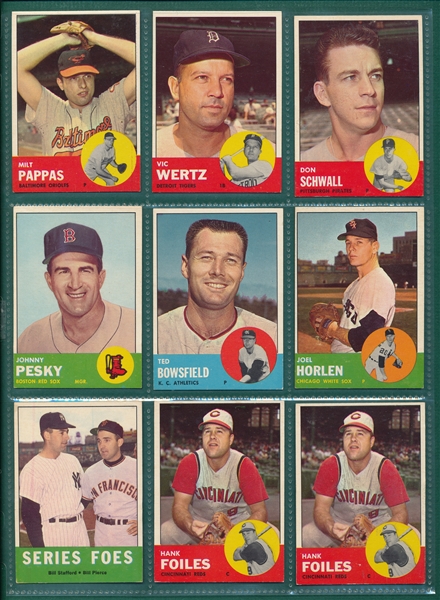 1963 Topps (41) Card Lot W/ Mays