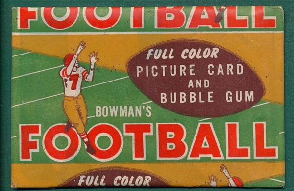 1954 Bowman FB Unopened Penny Pack 