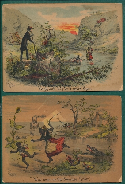 1882 Tobin Scenes in the Sunny South Lot of (4)