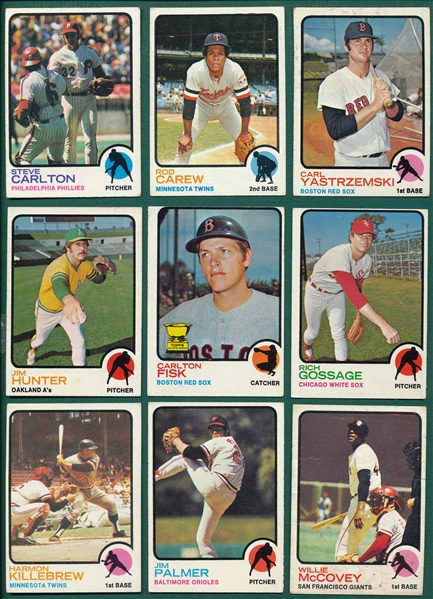 1973 Topps Baseball Partial Set (587/660)