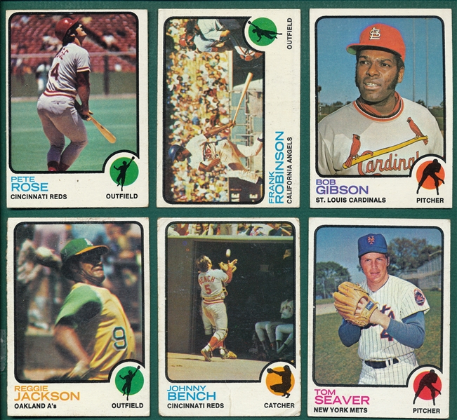 1973 Topps Baseball Partial Set (587/660)