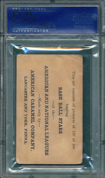 1922 E121 Bill Southworth, Series of 120, American Caramel PSA 1