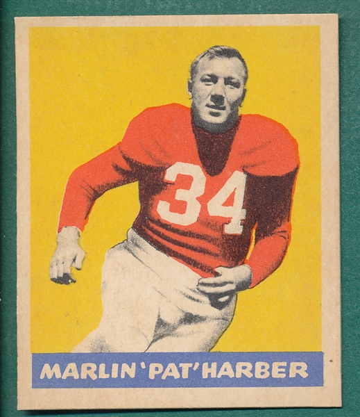 1948-49 Leaf FB #101 Marlin Harber 