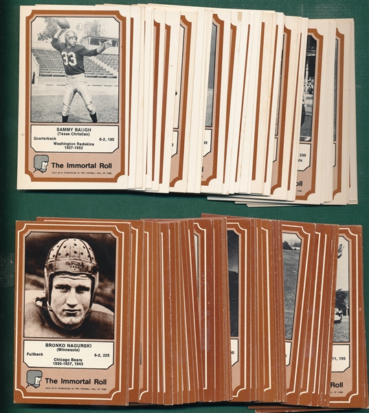 1949-1975 Football Card & Memorabilia Lot (114)