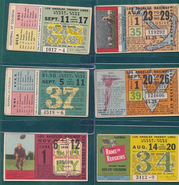 1949-1975 Football Card & Memorabilia Lot (114)