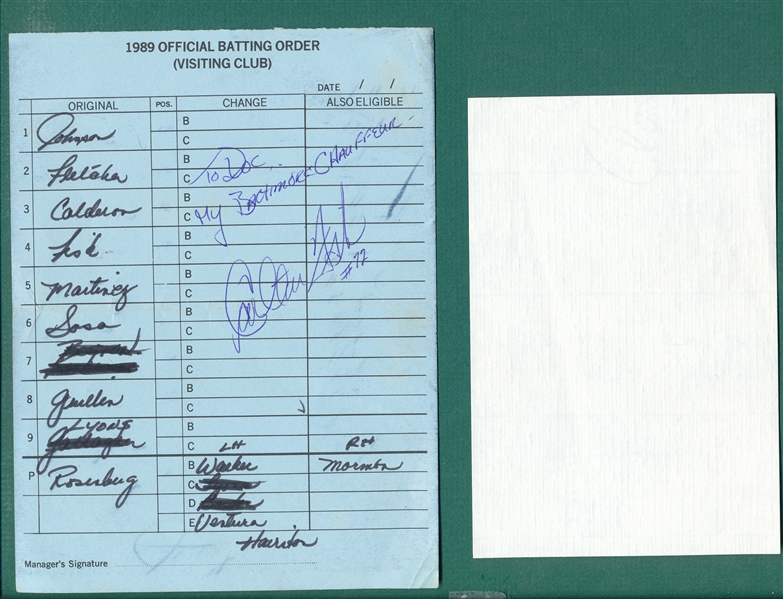 1910s- 80s Baseball Memorabilia Lot (10) W/ Fisk Signatures