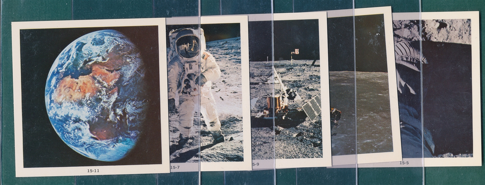 1969 Mike Roberts Color Production Apollo 11 Complete Set (12)