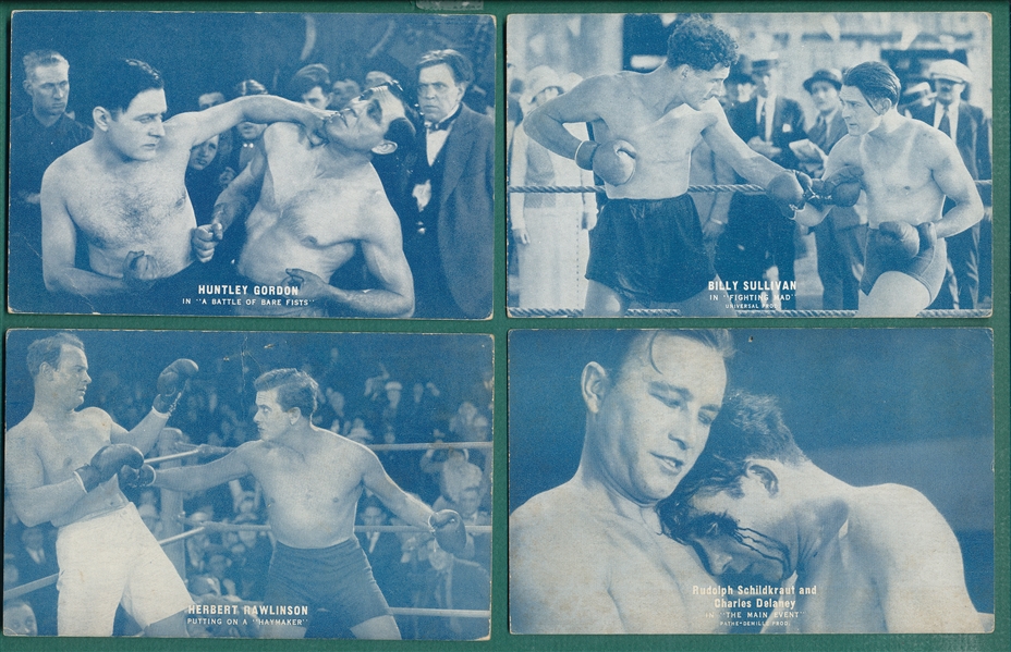 1920s Exhibit W404 Scenes From Movies all with Boxing Theme, Lot of (11)