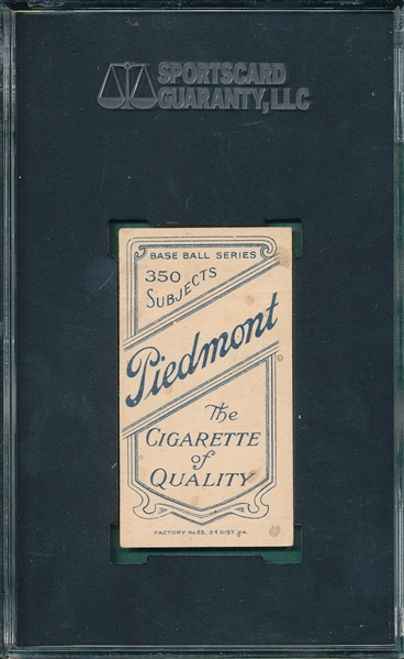 1909-1911 T206 Abbott Piedmont Cigarettes SGC 30