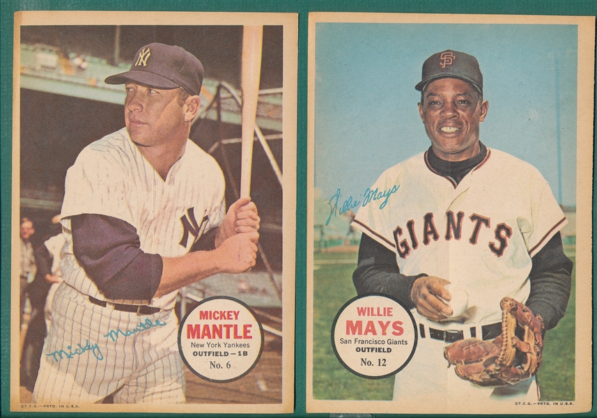 1967 Topps Posters Complete Set (32) 