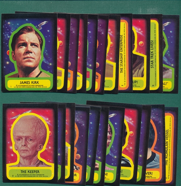 1976 Topps Star Trek Complete Set W/ Stickers