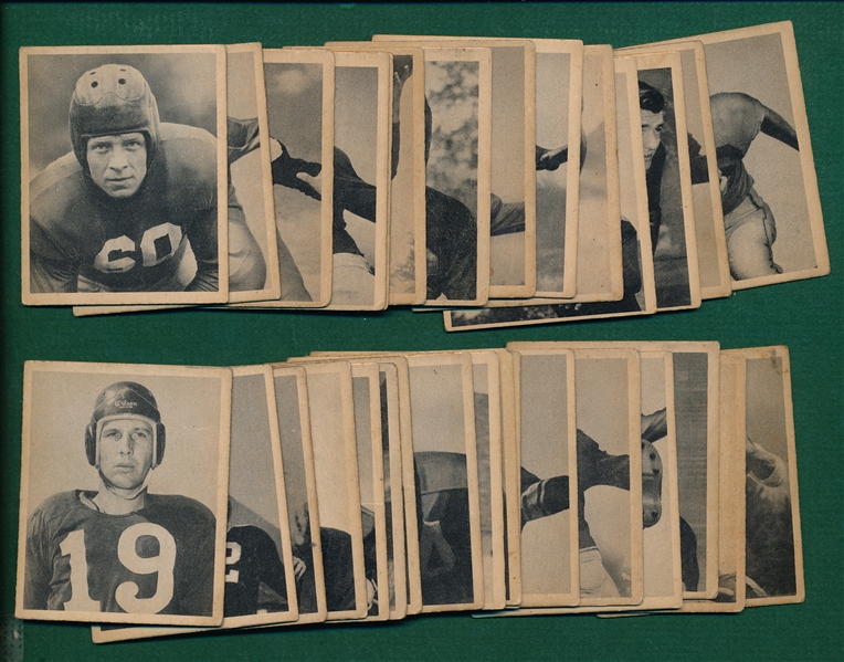 1948 Bowman FB (36) Card Lot *Crease Free*