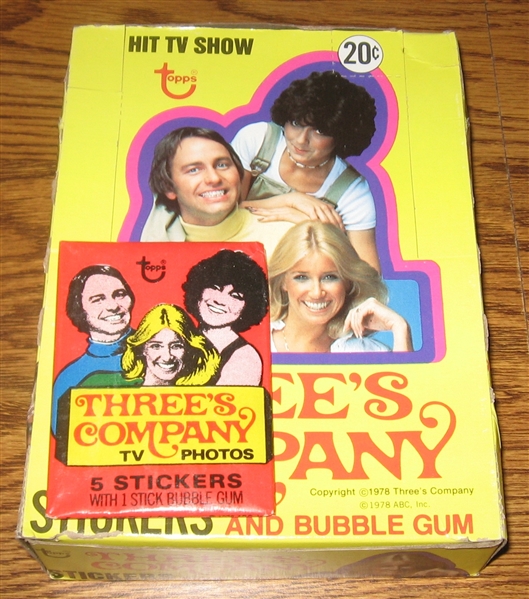 1978 Topps Three's Company (4) Unopened Boxes