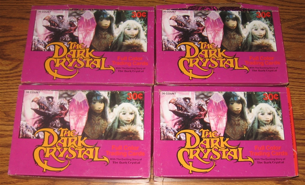 1982 Donruss The Dark Crystal Lot of (4) Unopened Boxes