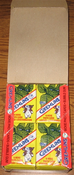 1984 Topps Gremlins Unopened Box