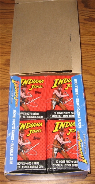 1984 Topps Indiana Jones, Temple of Doom, Unopened Box