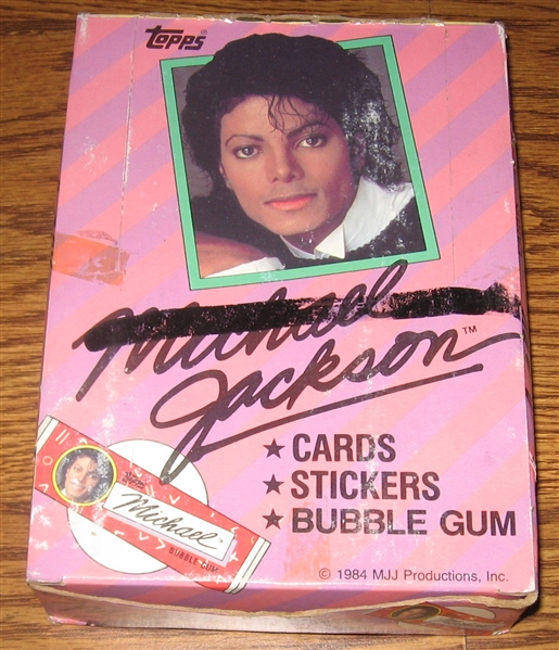 1984 Topps Michael Jackson Unopened Box