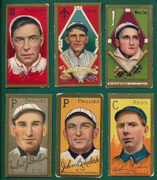 1911 T205 (6) Card Lot W/ Graham, Rustler, American Beauty