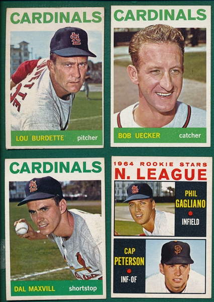 1964 Topps Cardinals Team Set (29) W/ Brock