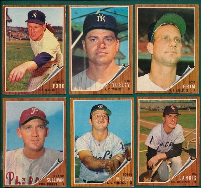 1962 Topps Lot of (30) W/ Ford
