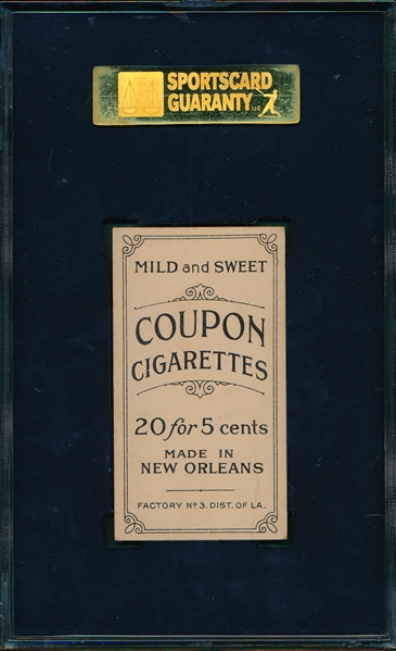 1914 T213-2 Evans Coupon Cigarettes SGC 40 *Federal League*